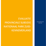Evaluatie Provinciale Subsidie Nationaal Park Zuid-Kennemerland