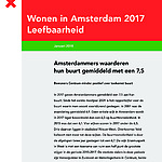 factsheet Wonen in Amsterdam 2017 Leefbaarheid