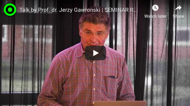 talk - Jerzy Gawronski