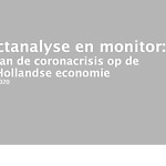 Corona Impactanalyse en Monitor Economie Provincie Noord-Holland 13 juli 2020