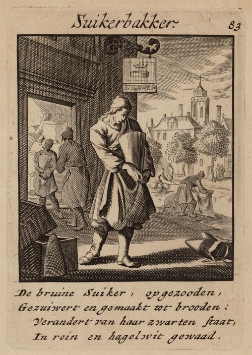 Suikerbakker door Jan Luyken, 1695. 
