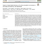 Impacts of nature-based solutions on the urban atmospheric environment: a case study for Eindhoven, The Netherlands