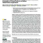 The influence of urban park attributes on user preferences: Evaluation of virtual parks in an online stated-choice experiment