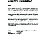 Economics of Artificial Intelligence: Implications for the Future of Work