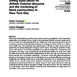Selling black places on Airbnb: Colonial discourse and the marketing of black communities in New York City