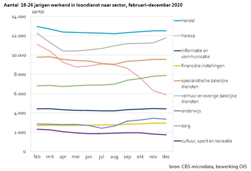 Aantal 18-26 jarigen werkend in loondienst naar sector 2020.jpg