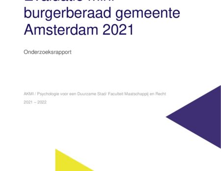 Hva Evaluatie Mini Burgerberaad Klimaatdoelen Openresearch Amsterdam