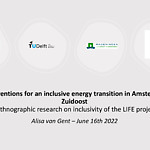 Presentatie MSc thesis Alisa - Energie Lab Zuidoost 