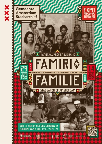Poster - Tentoonstelling Famiri Familie