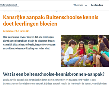 Themapagina onderwijskennis.nl