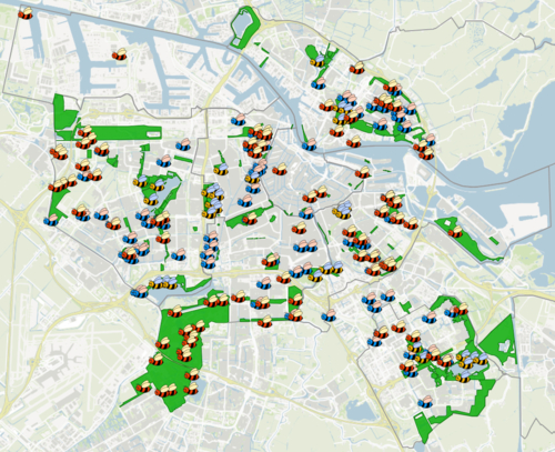 Wilde bijen | maps.amsterdam.nl