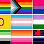Verzameling regenboogvlaggen