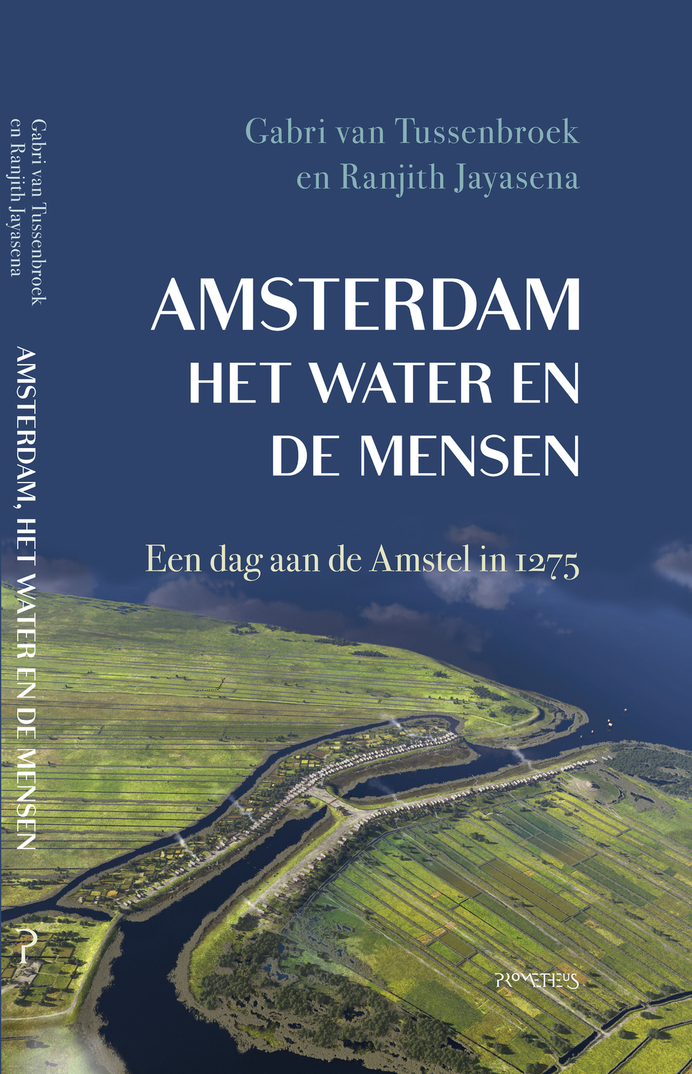 Cover van Amsterdam, de mensen en het water. | Bron: uitgeverij Prometheus.