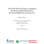 The Global Warming Impact of Applying Bio-Based Insulation Materials in Residential High-Rises in Amsterdam