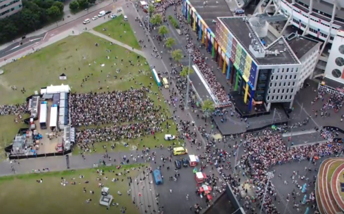 Crowd sensor beelden | copyright: Gemeente Amsterdam