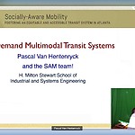 On-demand Multimodel Transit Systems - Pascal van Hentenryck