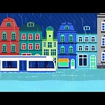 Animation Amsterdam Rainproof